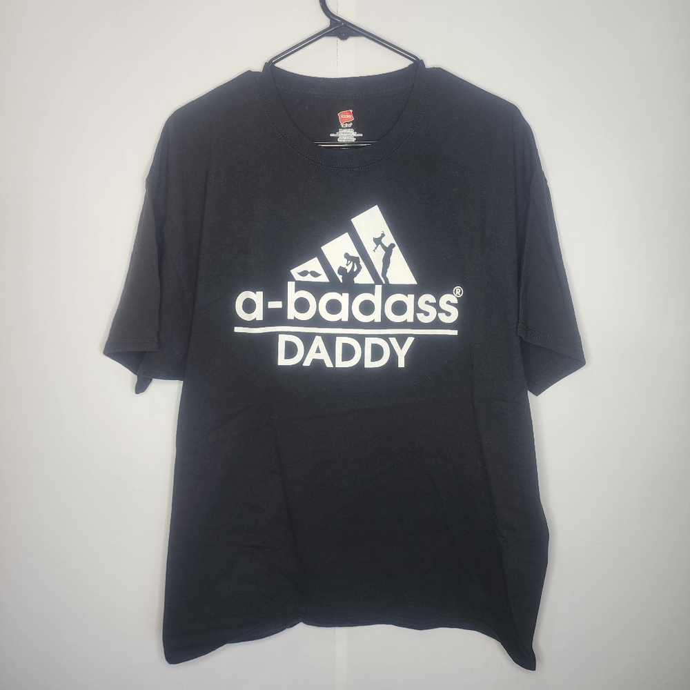 Men's Black Daddy Short Sleeve T-Shirt, Size XL